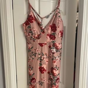 Cute above the knees dress.